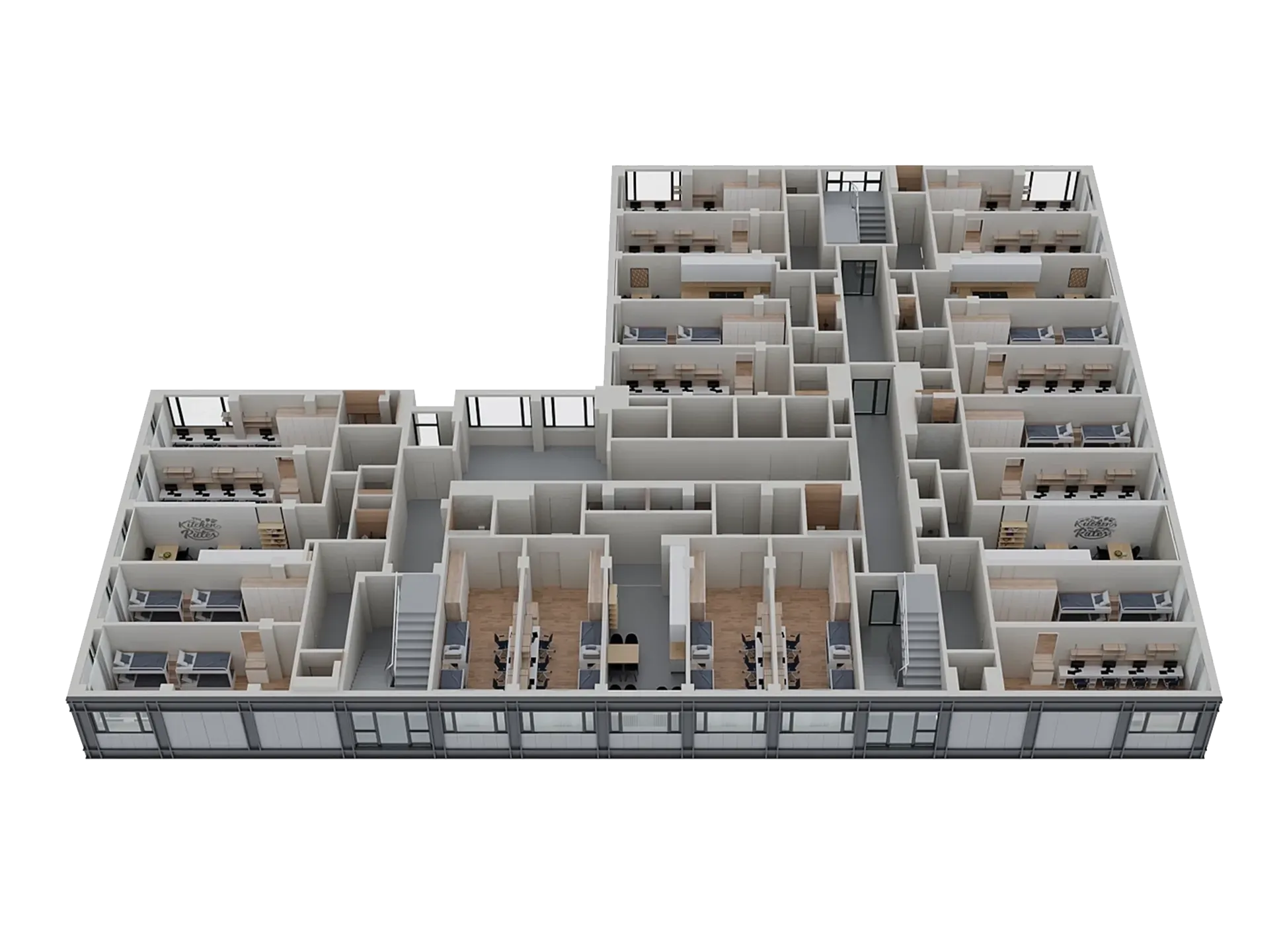 3D план типового поверху